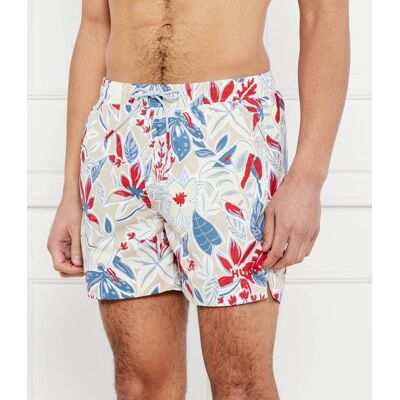 Hugo Bodywear Szorty kąpielowe CALALA Regular Fit ecru XL Hugo Bodywear Szorty kąpielowe CALALA Regular Fit ecru XL