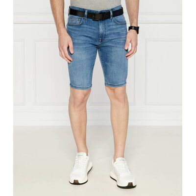 Boss ORANGE Jeansowe szorty Delaware Slim Fit niebieski 38 Boss ORANGE Jeansowe szorty Delaware Slim Fit niebieski 38