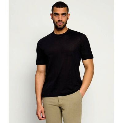 AMI Paris T-shirt Classic fit czarny M AMI Paris T-shirt Classic fit czarny M