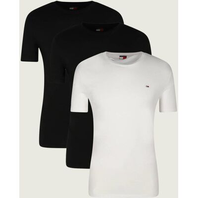Tommy Jeans T-shirt 3-pack Slim Fit biały XL Tommy Jeans T-shirt 3-pack Slim Fit biały XL
