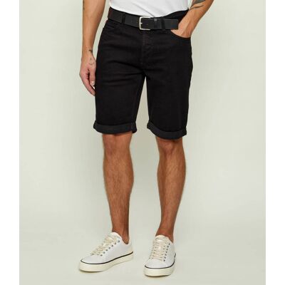 HUGO Szorty HUGO 634/S Tapered fit czarny 33 HUGO Szorty HUGO 634/S Tapered fit czarny 33