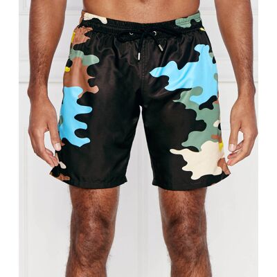 Plein Sport Szorty kąpielowe Camouflage Regular Fit czarny L Plein Sport Szorty kąpielowe Camouflage Regular Fit czarny L