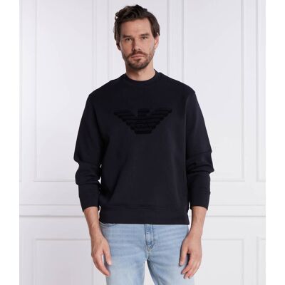 Giorgio Armani Emporio Armani Bluza Comfort fit granatowy XL Giorgio Armani Emporio Armani Bluza Comfort fit granatowy XL