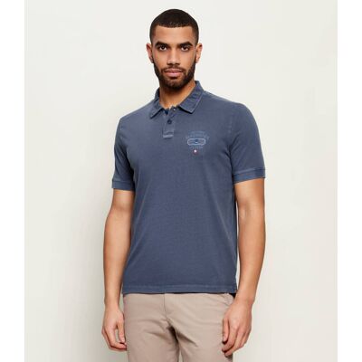Aeronautica Militare Polo Regular Fit niebieski M Aeronautica Militare Polo Regular Fit niebieski M