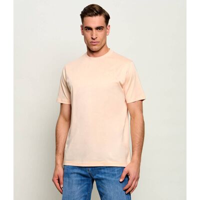 Karl Lagerfeld T-shirt Regular Fit brzoskwiniowy S Karl Lagerfeld T-shirt Regular Fit brzoskwiniowy S