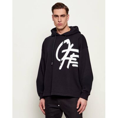 OFF-WHITE Bluza Spray Logo Loose fit czarny M OFF-WHITE Bluza Spray Logo Loose fit czarny M
