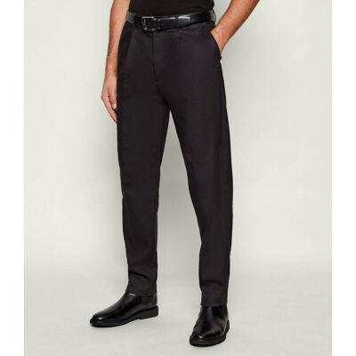 Calvin Klein Spodnie chino Tapered fit czarny 32/34 Calvin Klein Spodnie chino Tapered fit czarny 32/34