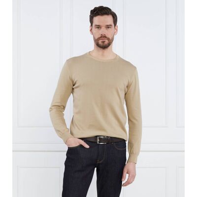 Oscar Jacobson Sweter Valter Roundneck Regular Fit camel XL Oscar Jacobson Sweter Valter Roundneck Regular Fit camel XL
