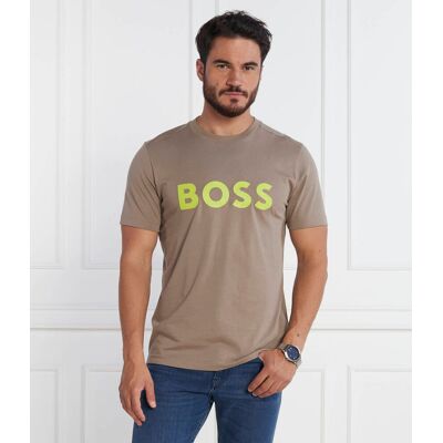 Boss GREEN T-shirt Tee 1 Regular Fit khaki L Boss GREEN T-shirt Tee 1 Regular Fit khaki L