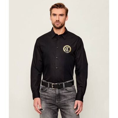 Just Cavalli Koszula London Slim Fit czarny 52 Just Cavalli Koszula London Slim Fit czarny 52