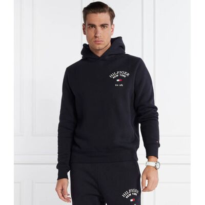 Tommy Hilfiger Bluza ARCHED VARSITY Regular Fit granatowy S Tommy Hilfiger Bluza ARCHED VARSITY Regular Fit granatowy S