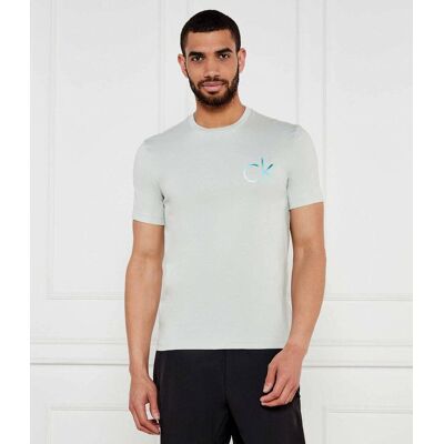 Calvin Klein T-shirt Regular Fit miętowy M Calvin Klein T-shirt Regular Fit miętowy M