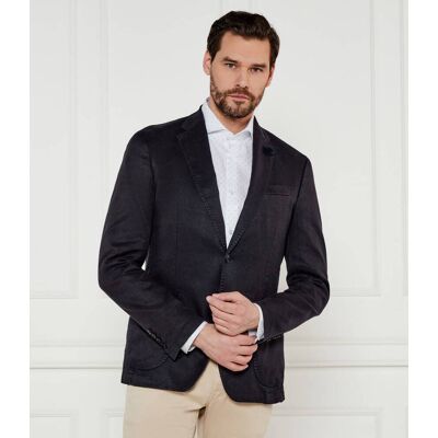 Joop! Marynarka Hoverest Slim Fit z dodatkiem lnu granatowy 50 Joop! Marynarka Hoverest Slim Fit z dodatkiem lnu granatowy 50