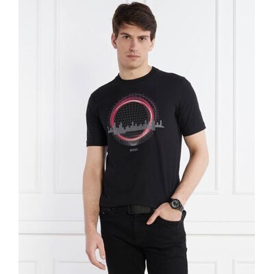 Boss GREEN T-shirt Tee 8 Regular Fit czarny XL Boss GREEN T-shirt Tee 8 Regular Fit czarny XL