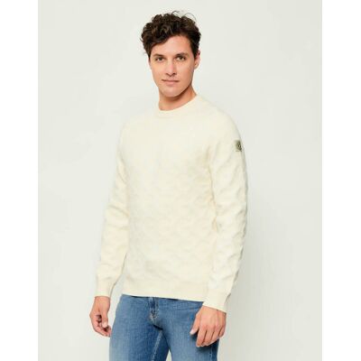 Guess Sweter JOHN Regular Fit beżowy XL Guess Sweter JOHN Regular Fit beżowy XL