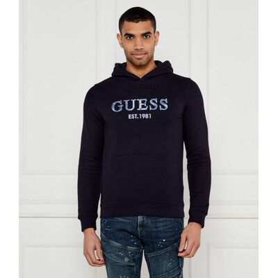 Guess Bluza MANICA Slim Fit granatowy XXL Guess Bluza MANICA Slim Fit granatowy XXL