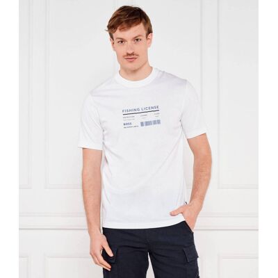 Boss ORANGE T-shirt Te_atacama Regular Fit biały L Boss ORANGE T-shirt Te_atacama Regular Fit biały L