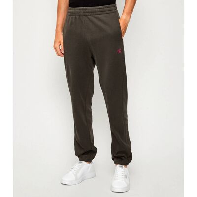 Calvin Klein Jeans Spodnie dresowe Regular Fit grafitowy S Calvin Klein Jeans Spodnie dresowe Regular Fit grafitowy S