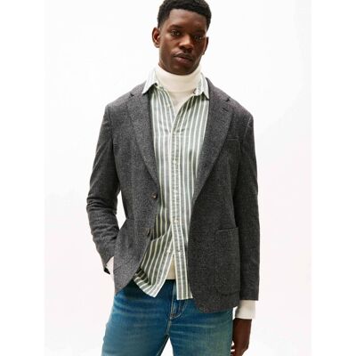 Tommy Hilfiger Wełniana marynarka DC DONEGAL Regular Fit z dodatkiem jedwabiu szary 54 Tommy Hilfiger Wełniana marynarka DC DONEGAL Regular Fit z dodatkiem jedwabiu szary 54
