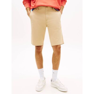 Tommy Jeans Szorty chino Scanton Slim Fit beżowy 32 Tommy Jeans Szorty chino Scanton Slim Fit beżowy 32