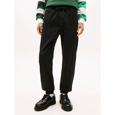 Tommy Jeans Spodnie jogger SONNY Loose fit czarny L Tommy Jeans Spodnie jogger SONNY Loose fit czarny L