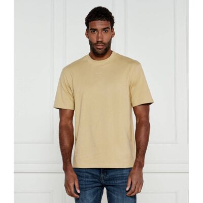 HUGO T-shirt Dapolino Relaxed fit piaskowy XXL HUGO T-shirt Dapolino Relaxed fit piaskowy XXL