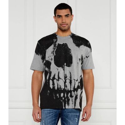 Alexander McQueen T-shirt Regular Fit szary M Alexander McQueen T-shirt Regular Fit szary M