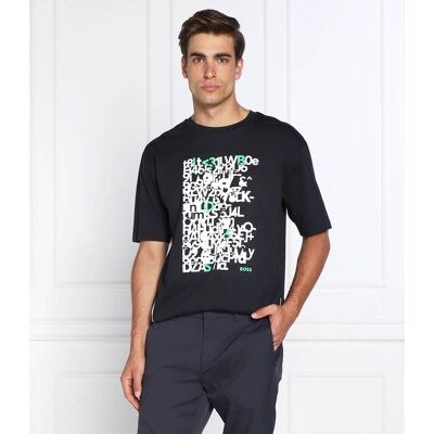Boss GREEN T-shirt Tee 5 Regular Fit granatowy M Boss GREEN T-shirt Tee 5 Regular Fit granatowy M