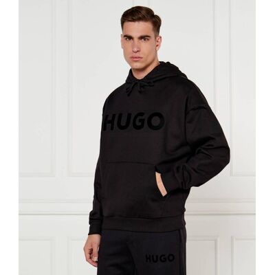 HUGO Bluza Ditchle Loose fit czarny XL HUGO Bluza Ditchle Loose fit czarny XL
