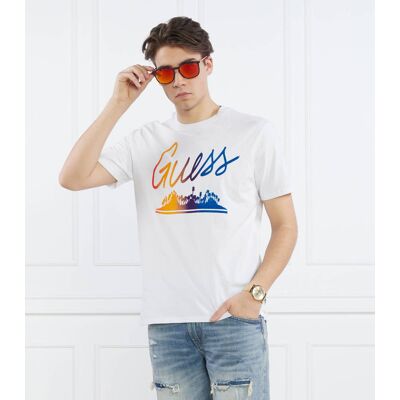 T-shirt SS BSC GUESS ISLAND Relaxed fit biały XL T-shirt SS BSC GUESS ISLAND Relaxed fit biały XL
