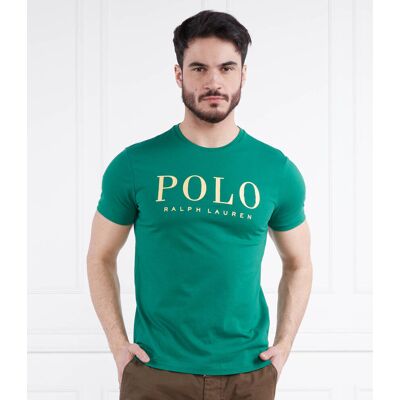 Polo Ralph Lauren T-shirt Custom slim fit zielony S Polo Ralph Lauren T-shirt Custom slim fit zielony S