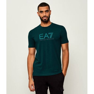 EA7 T-shirt Regular Fit butelkowa zieleń XL EA7 T-shirt Regular Fit butelkowa zieleń XL