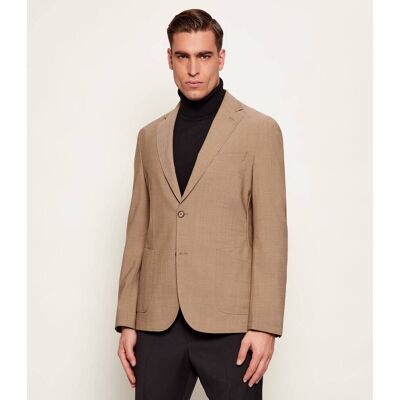 Boss BLACK Wełniana marynarka P-Hanry-WG-253 Slim Fit beżowy 56 Boss BLACK Wełniana marynarka P-Hanry-WG-253 Slim Fit beżowy 56