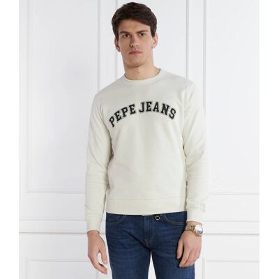 Pepe Jeans London Bluza RAVEN Regular Fit biały XXL Pepe Jeans London Bluza RAVEN Regular Fit biały XXL