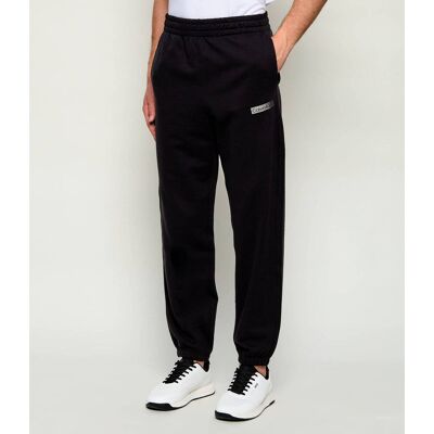 Calvin Klein Spodnie dresowe TERRY Regular Fit czarny L Calvin Klein Spodnie dresowe TERRY Regular Fit czarny L