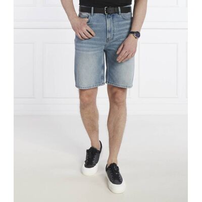 HUGO Jeansowe szorty 446/S Loose fit niebieski 33 HUGO Jeansowe szorty 446/S Loose fit niebieski 33
