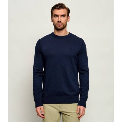 Boss ORANGE Sweter Asac_C Regular Fit granatowy XL Boss ORANGE Sweter Asac_C Regular Fit granatowy XL