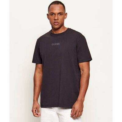 Guess T-shirt QUATTRO Relaxed fit czarny L Guess T-shirt QUATTRO Relaxed fit czarny L