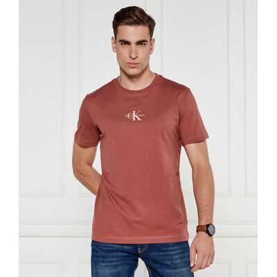 Calvin Klein Jeans T-shirt Regular Fit czerwony S Calvin Klein Jeans T-shirt Regular Fit czerwony S