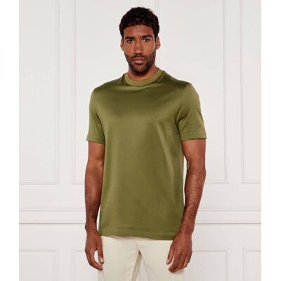 Boss BLACK T-shirt H-Thompson 432 Regular Fit mercerised oliwkowy XXL Boss BLACK T-shirt H-Thompson 432 Regular Fit mercerised oliwkowy XXL
