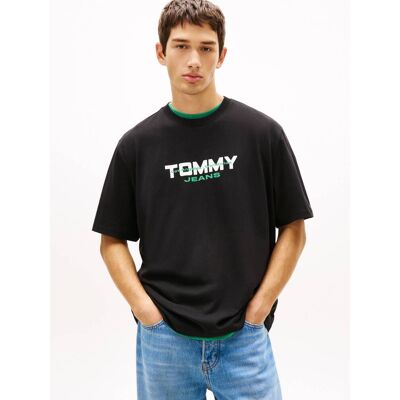 Tommy Jeans T-shirt 90S Relaxed fit czarny XXL Tommy Jeans T-shirt 90S Relaxed fit czarny XXL