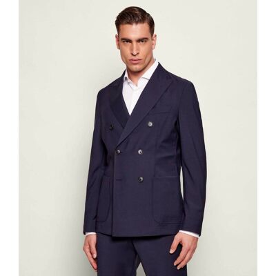 Boss BLACK Wełniana marynarka P-Hanry-DB-WG-261 Slim Fit granatowy 56 Boss BLACK Wełniana marynarka P-Hanry-DB-WG-261 Slim Fit granatowy 56