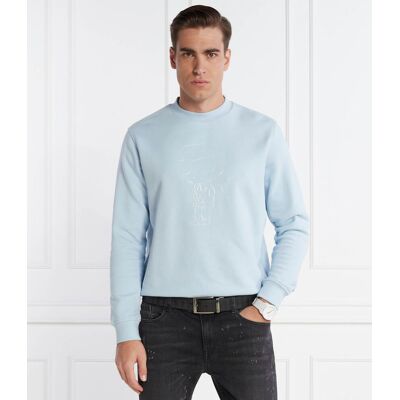 Karl Lagerfeld Bluza Regular Fit błękitny XL Karl Lagerfeld Bluza Regular Fit błękitny XL