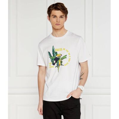 Guess Underwear T-shirt Regular Fit biały L Guess Underwear T-shirt Regular Fit biały L