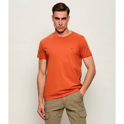 Tommy Hilfiger T-shirt Slim Fit pomarańczowy M Tommy Hilfiger T-shirt Slim Fit pomarańczowy M