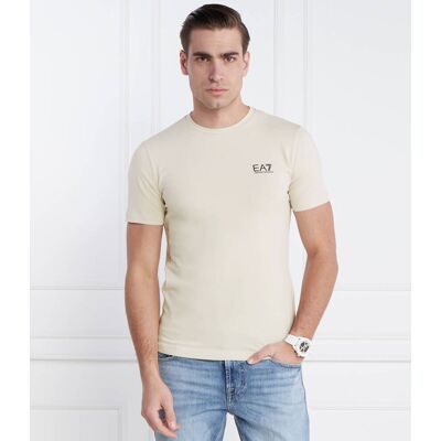 EA7 T-shirt Regular Fit beżowy XXXL EA7 T-shirt Regular Fit beżowy XXXL