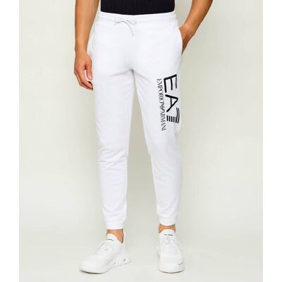 EA7 Spodnie dresowe Slim Fit biały XXXL EA7 Spodnie dresowe Slim Fit biały XXXL