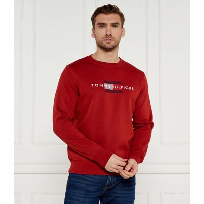 Tommy Hilfiger Bluza Regular Fit czerwony S Tommy Hilfiger Bluza Regular Fit czerwony S
