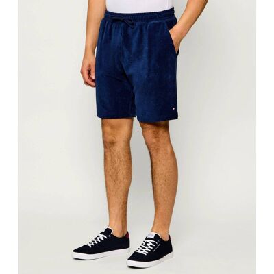 Tommy Hilfiger Szorty Loose fit frotté granatowy S Tommy Hilfiger Szorty Loose fit frotté granatowy S