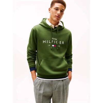 Tommy Hilfiger Bluza Regular Fit zielony M Tommy Hilfiger Bluza Regular Fit zielony M
